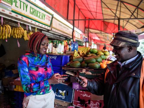 M-Pesa business customer transaction